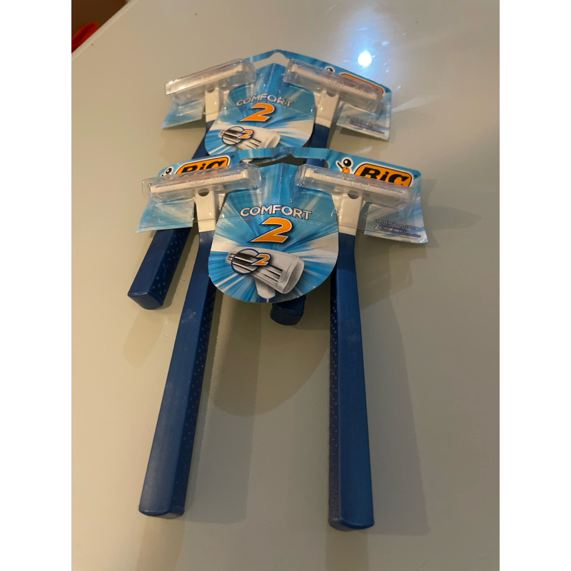 Kit quatro lâminas barbear depilação Box Comfort Gillette