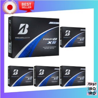 【Japan Quality】BRIDGESTONE Golf Balls TOUR B XS 2024 Model 12 Balls White S4WXJ (x 5)