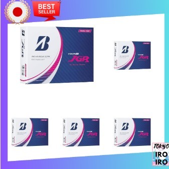【Japan Quality】BRIDGESTONE Golf Balls TOUR B JGR 2023 Model 12 Balls Pearl Pink J3PX (x 5)