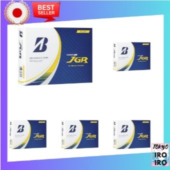 【Japan Quality】BRIDGESTONE Golf Balls TOUR B JGR 2023 Model 12 Balls Yellow J3YX (x 5)