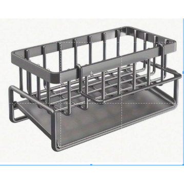 Supote metal para Esponja , Suporte De Torneira, Escorredor De Sabão, Organizador Prateleira De Toalha, Acessórios（11-2）