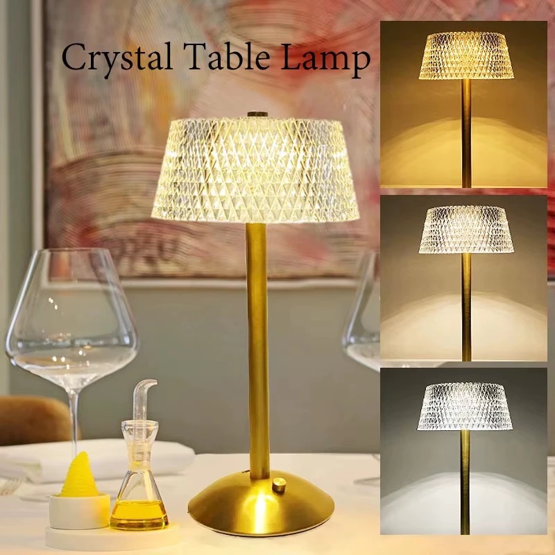 Lâmpada De Mesa LED Portátil Sem Fio De Toque Recarregável USB Decoração Quarto Luz Noturna SimplesAbajur de Cabeceira em Oferta na Shopee