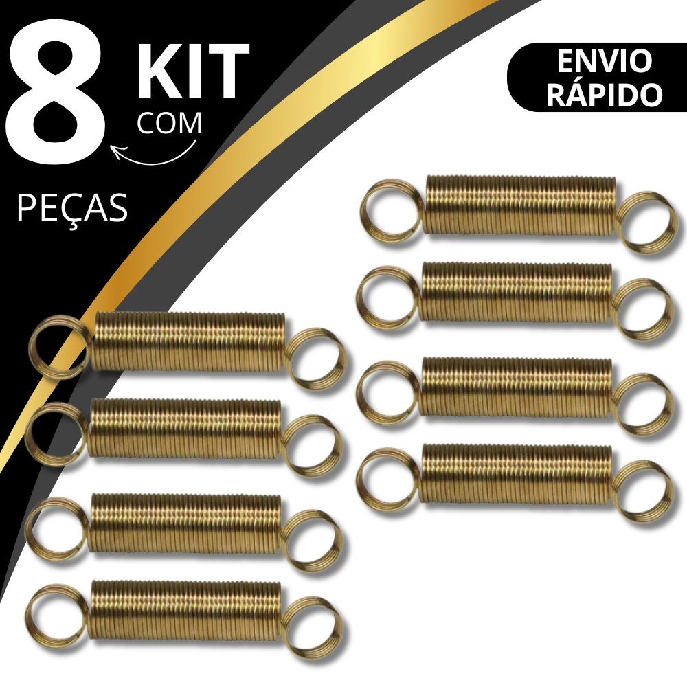 Kit 8 Molas Tirante Vara Suspensão Lavadora Electrolux em Oferta na Shopee