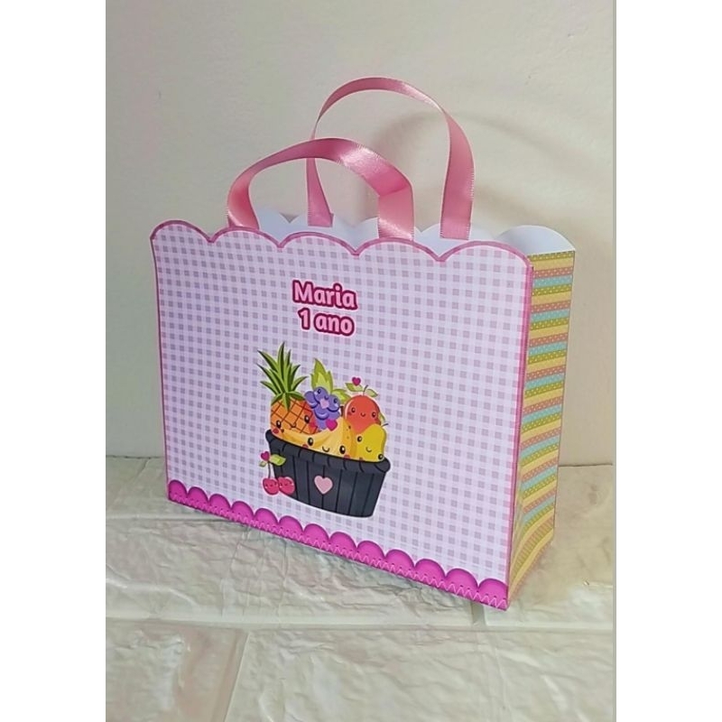 Sacolinhas Surpresa frutinhas Personalizadas/Lembrancinhas/Festa/Aniversário.