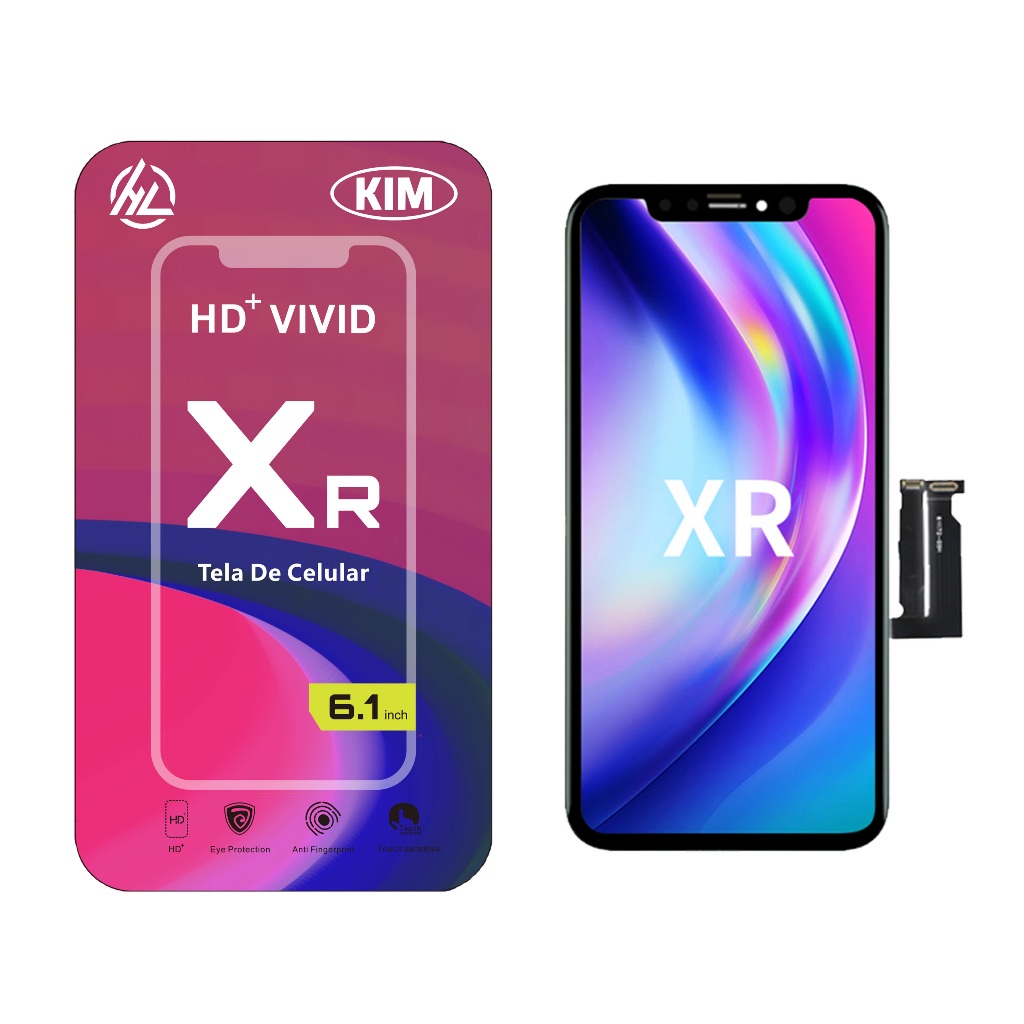 Tela Frontal Touch Display Lcd iPhone XR Vivid HD Plus 100% Testado