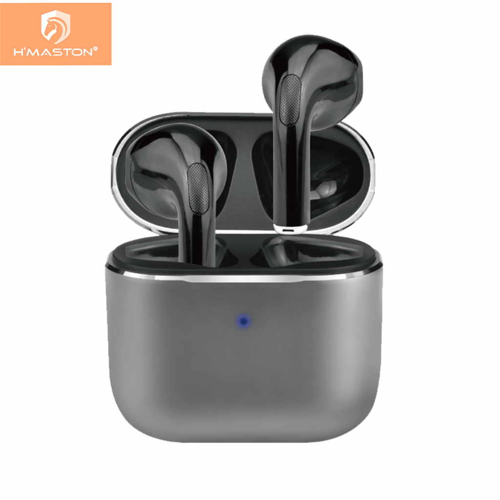 H'maston RS-22 Fone De Ouvido Bluetooth 5.3 Sem Fio Fone Tws com Microfone Resistência à Água - Audio