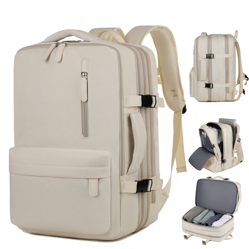 Mochila De Viagem Multifuncional Mochila ExpansíVel Para Laptop De Grande Capacidade Mochila Casual à Prova D'áGua