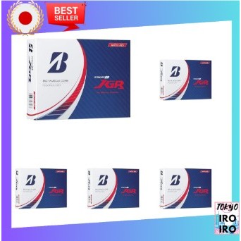 【Japan Quality】BRIDGESTONE Golf Balls TOUR B JGR 2023 Model 12 Balls Matte Red J3RX (x 5)