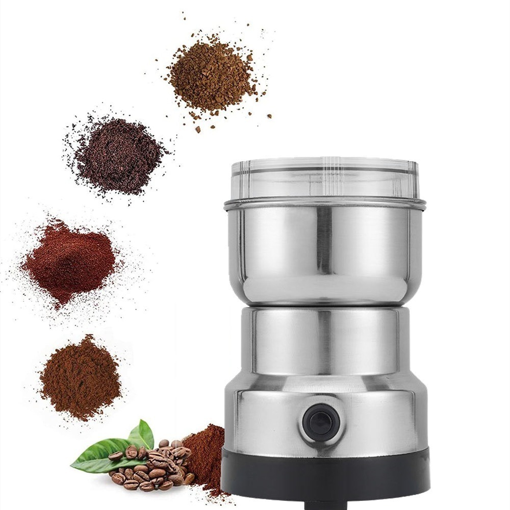 Moedor Elétrico de Café e Grãos - Inox 220V, Rápido e Potente -F5