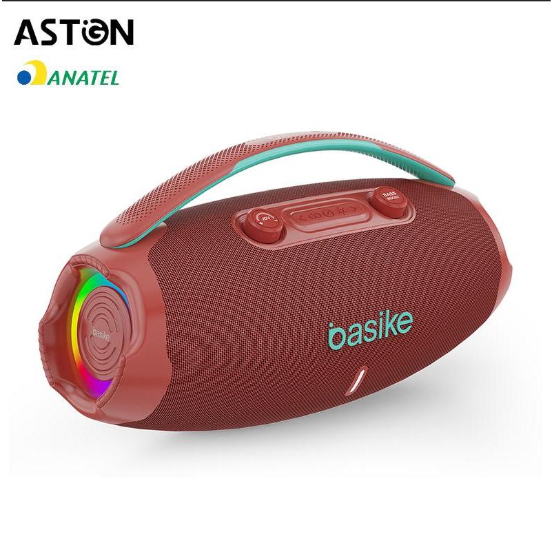 Astgn X Basike 80w Caixa De Som Portátil Bluetooth Subwoofer  Com Rgb Pode carregar telefones celulares - Audio