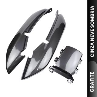 Kit Carenagem Cg Titan 125 Grafite Cinza Neve Sombria C/Brilho Envernizado 1995 1996 1997 Rabeta C/ Central Par Completo em Oferta na Shopee