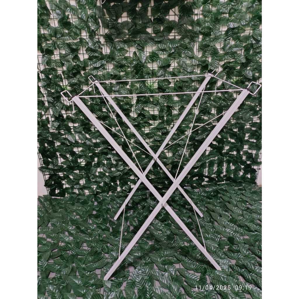 Pedestal Dobravel Tripe Para Viveiro Branco, Suporte Para Gaiolas Pássaros, calopsita, Periquito