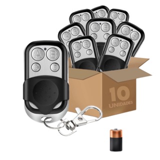 KIT 5 e 10 CONTROLE DE PORTÃO AUTOMATICO CONTROLE PARA ABRIR PORTÃO em Oferta na Shopee