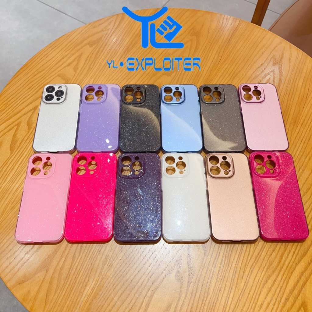 Capa com Brilho e Proteção na Câmera Aveludada para Motorola & Xiaomi G54 G56 G7