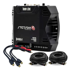 Módulo Stetsom Amplificador Iron Line 400.4 + Kit Instalação