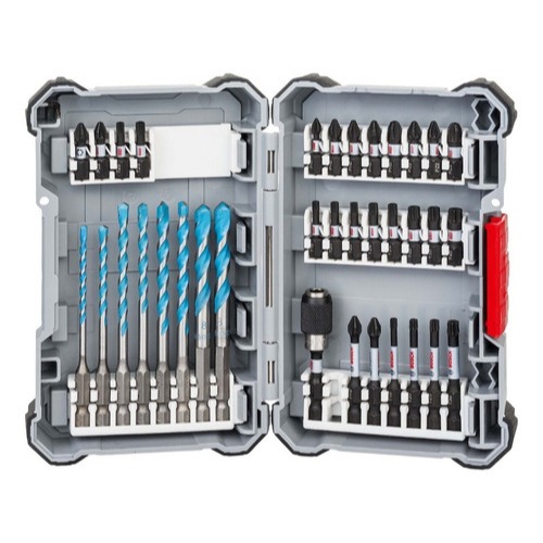 Jogo De Bits E Brocas Multiconstruction Bosch