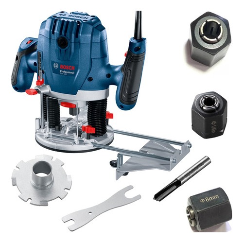 Tupia Coluna Bosch GOF 130 220v + Pinça 8mm 1300w em Oferta na Shopee