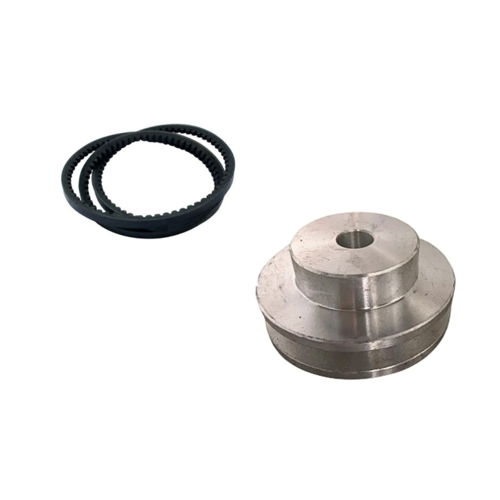 Polia + Correia Compressor Schulz CSI 3BR/AD - CSI 4BR/AD - CSI 4BR/AD-A - CSI 4BR/25