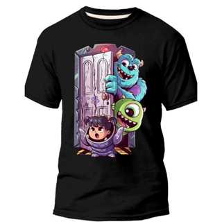 Camiseta básica algodão personagem monstro S.A unissex varias cores e tamanhos. em Oferta na Shopee