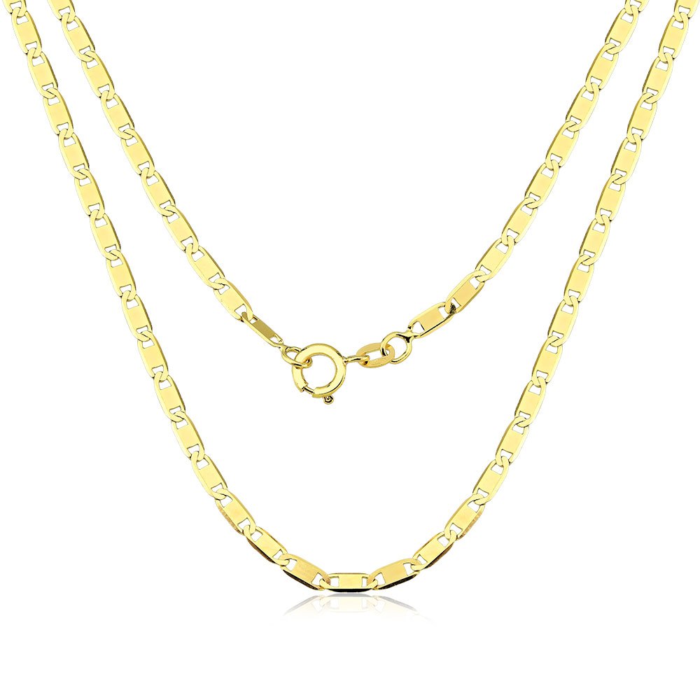 Corrente de ouro 18k Piastrine 50cm 4 gramas em Oferta na Shopee