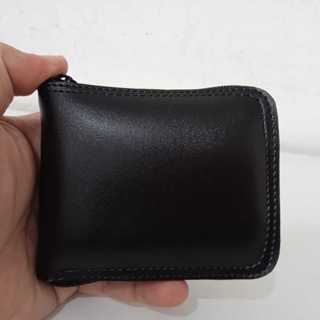 Carteira Masculina De Couro Grande Com Fecho De Ziper em Oferta na Shopee