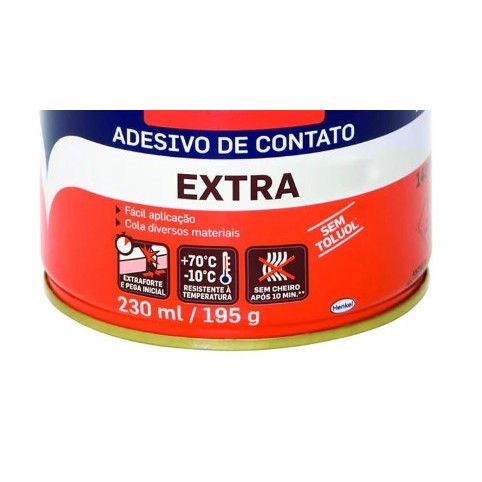 Cola Cascola Adesivo Contato Extra Forte 230ml/195g Loctite