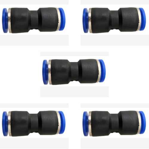 Kit 5 pçs - Conexão Pneumática Emenda União Igual Reta em Oferta na Shopee