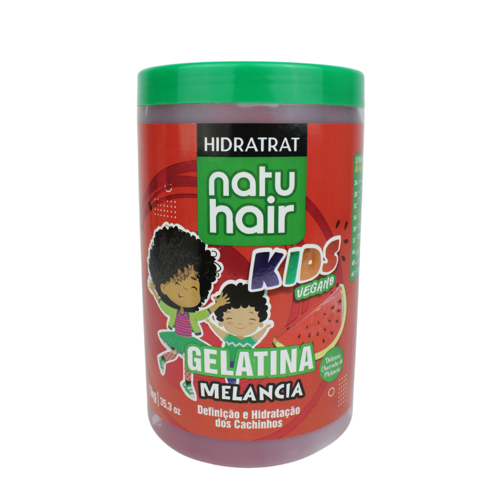Gelatina Natuhair Hidratrat Melancia - Kids Vegano 1kg em Oferta na Shopee