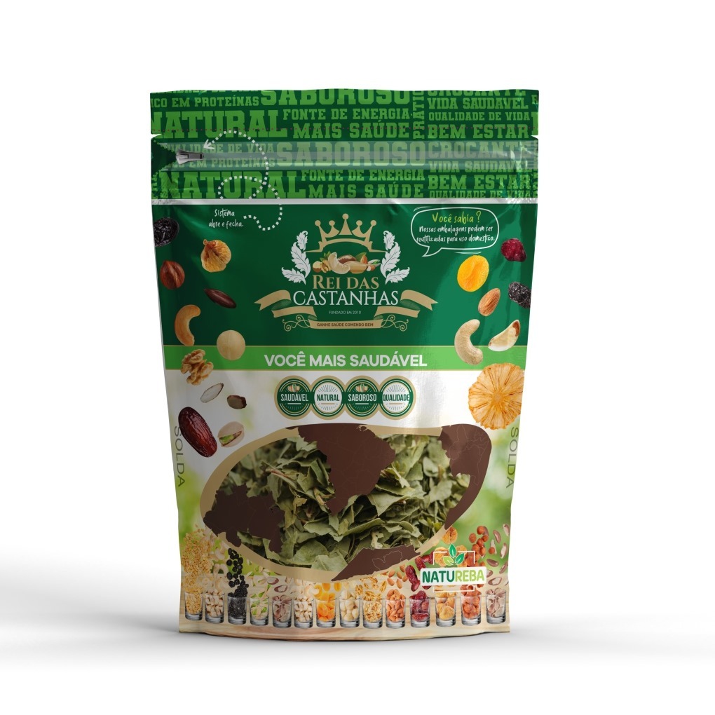 [CHÁS PREMIUM] Espinheira Santa Folha - Safra Nova - 500G - indústria Rei das Castanhas em Oferta na Shopee