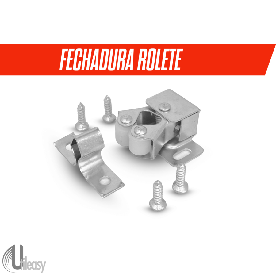 Kit 2/5/10/20 Fecho Rolete Zincado Para Porta de Armário Móveis Acompanha Parafusos em Oferta na Shopee