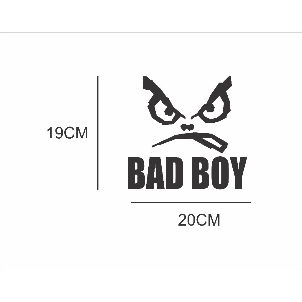 2 Adesivos Bad Boy Md02 Recorte Digital em Oferta na Shopee