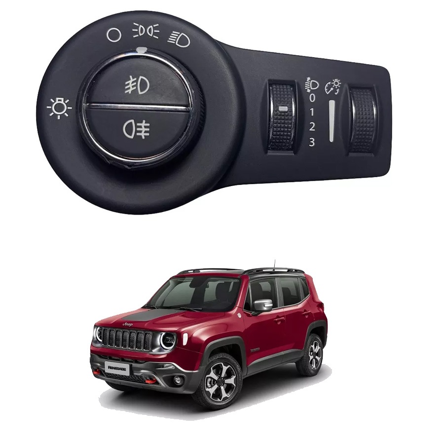 Botao Comando Chave Luz Farol Milha Neblina Jeep Renegade