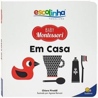 ESCOLINHA BABY MONTESSORI - CONTRASTES! EM CASA - Auto Contraste - livro bebe