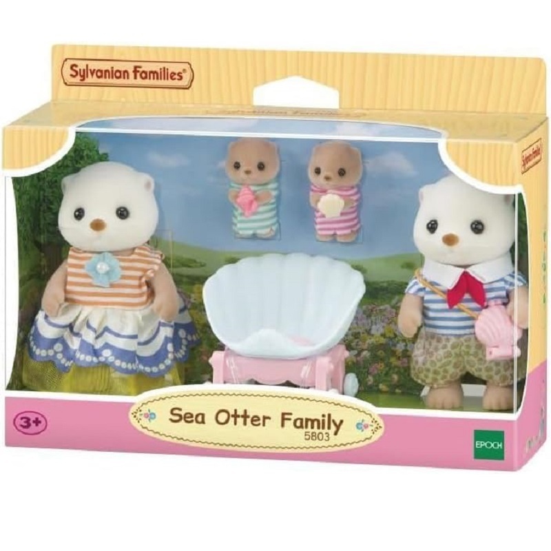 Sylvanian Families Familia Das Lontras - Epoch 5803 em Oferta na Shopee