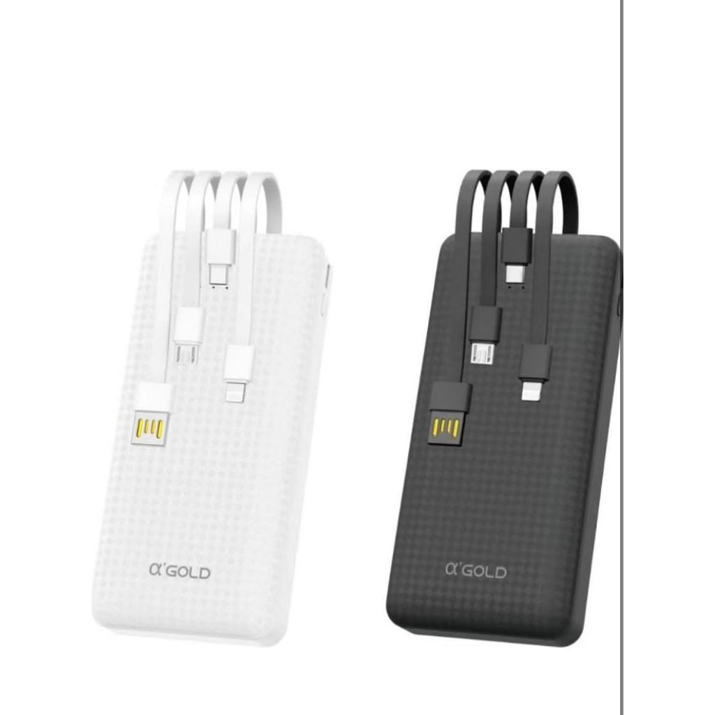 Carregador Portátil 20000mAh Com Cabos Embutidos BTE-81A