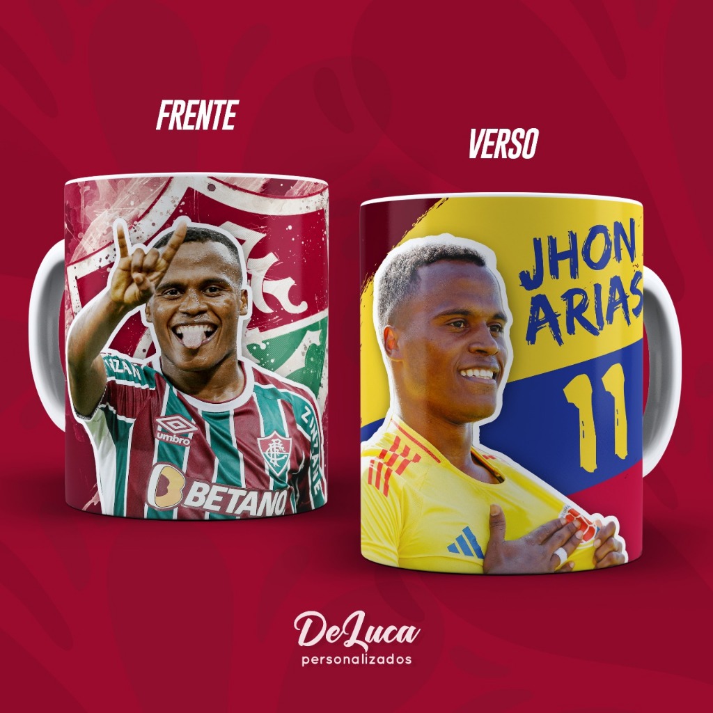 Caneca Jhon Arias Fluminense Colombia