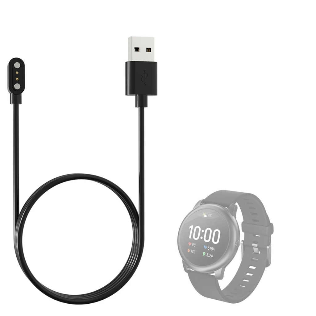 Carregador Usb Compatível Com Smartwatch Haylou Ls05 magnetico