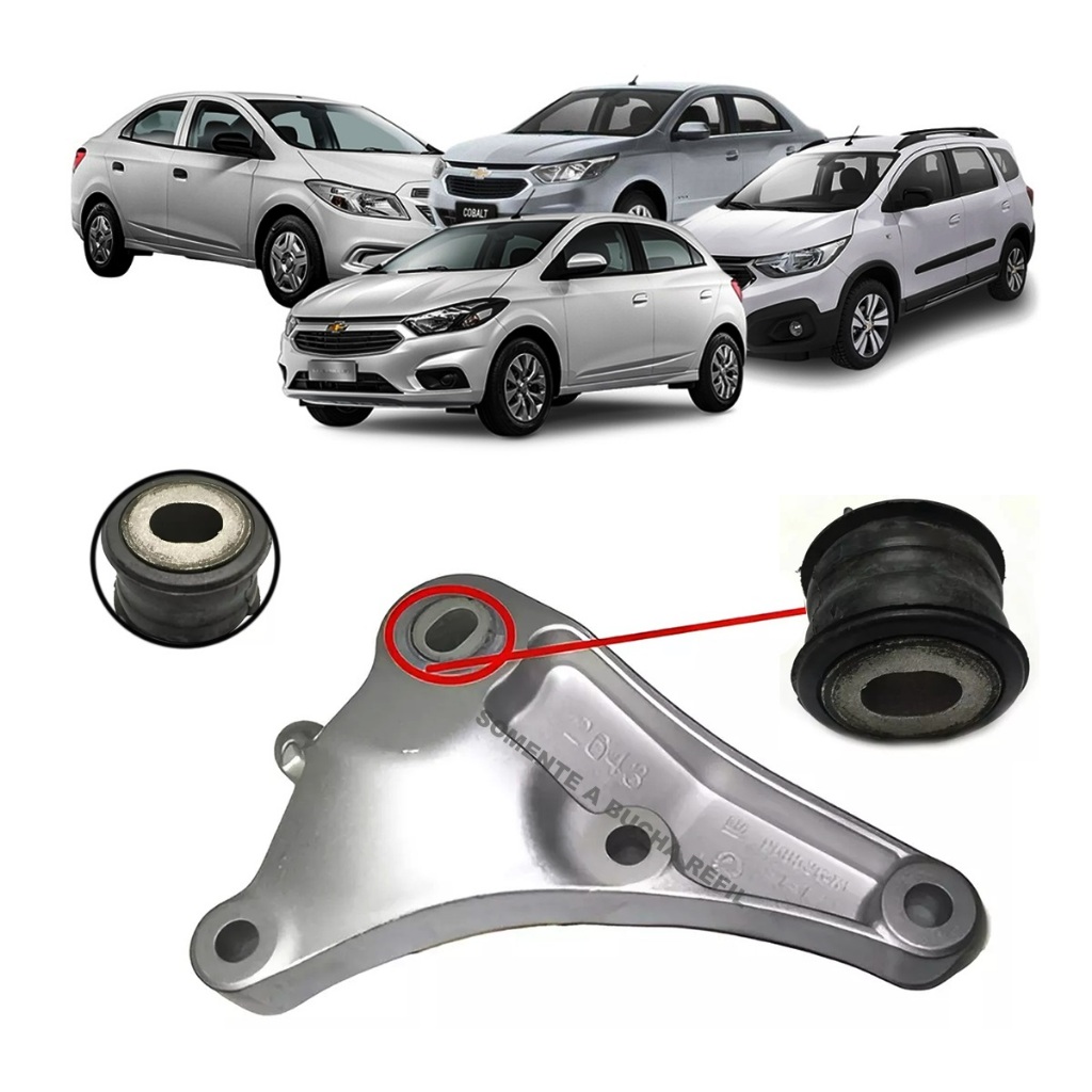 Bucha Do Suporte Coxim Cambio Cobalt/spin/prisma/sonic Tm/t em Oferta na Shopee