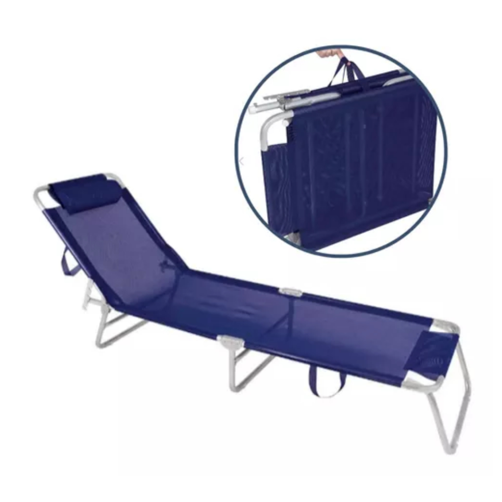 Cadeira de Praia Espreguiçadeira Alumínio na Black Friday 2025 | BuscaProdutos