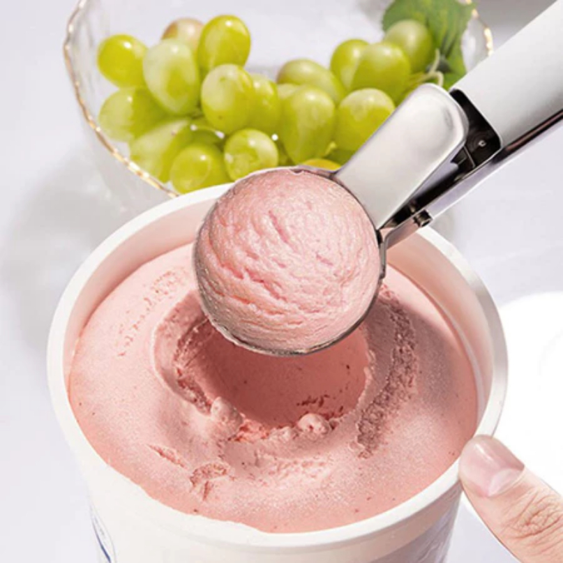 Pegador Bola de Sorvete Açaí De Plástico Colher  Sorvete Massa