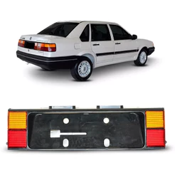 Moldura Placa Traseira Lanterna Santana 1991 Até 1998