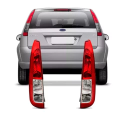 Lanterna Traseira Ford Fiesta Hatch 2008 Até 2014 Rubi