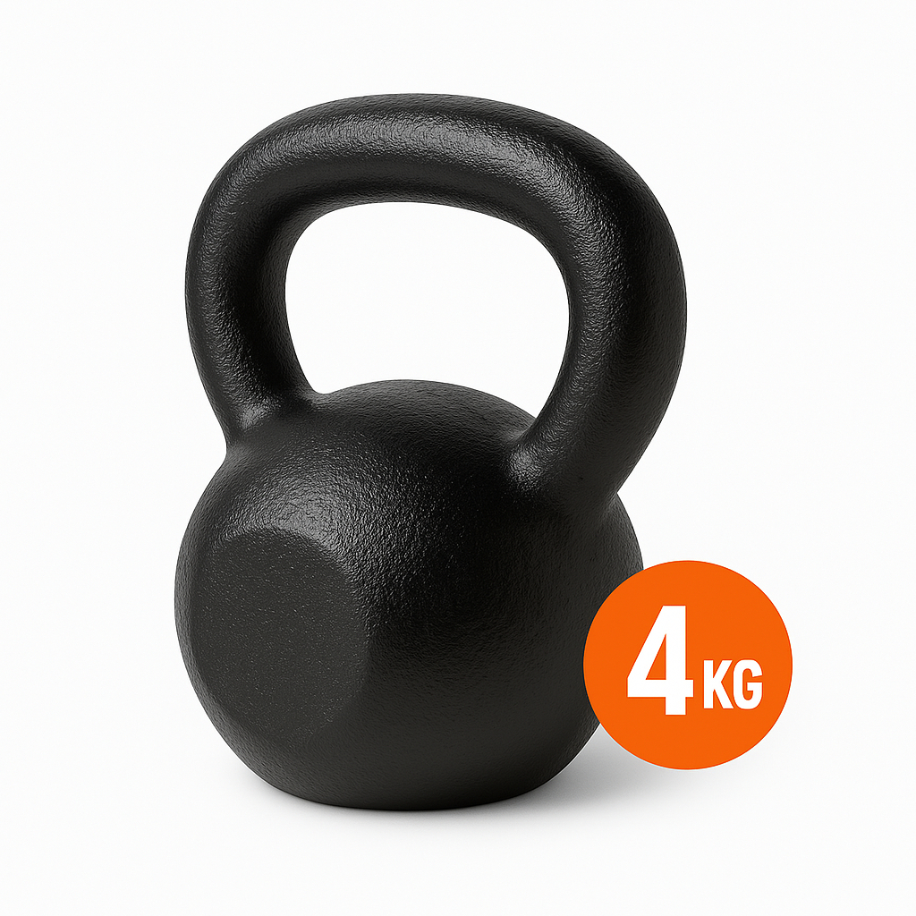 Kettlebell de Ferro Fundido para Treino Funcional, Crossfit e Musculação 04 kg