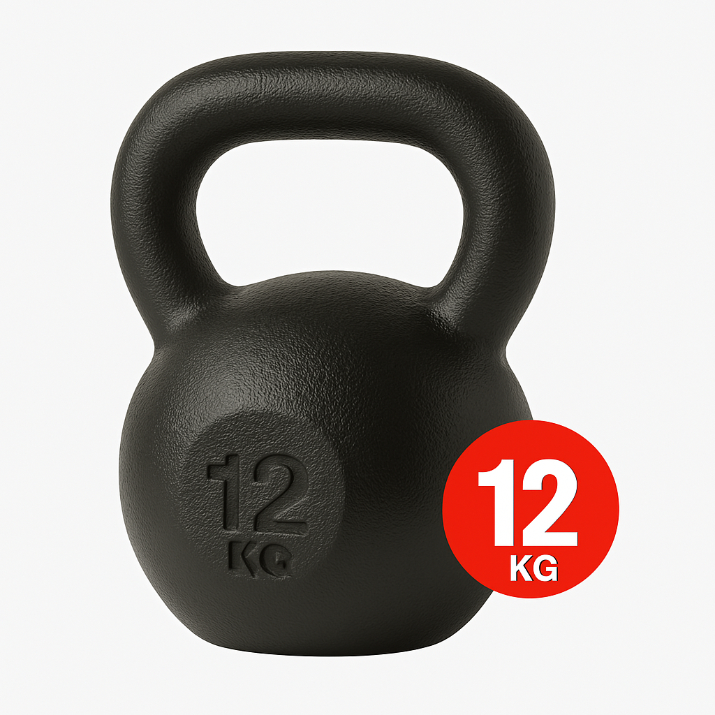 Kettlebell de Ferro Fundido para Treino Funcional, Crossfit e Musculação 12 kg