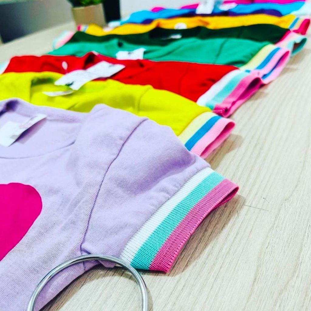 Kit Com 2, kit com 3 ou kit com 5 Peças de camisetas tshit promoção atacado menina infantil juvenil em Oferta na Shopee