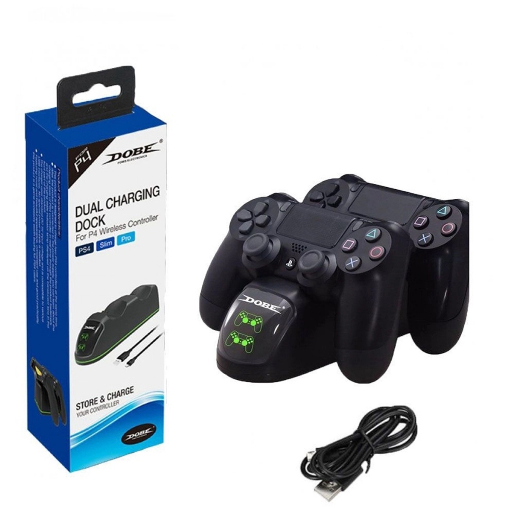 Base Carregamento Carregador Compatível Controle Manete Dualshock Console Ps4 / Ps4 Slim / Ps4 Pro