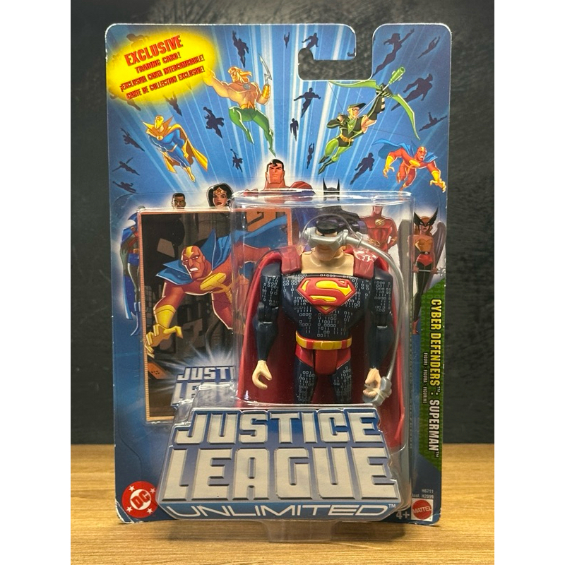 Boneco Articulado Mattel Superman Super Homem - Cyber Defenders - Liga da Justiça Sem Limites