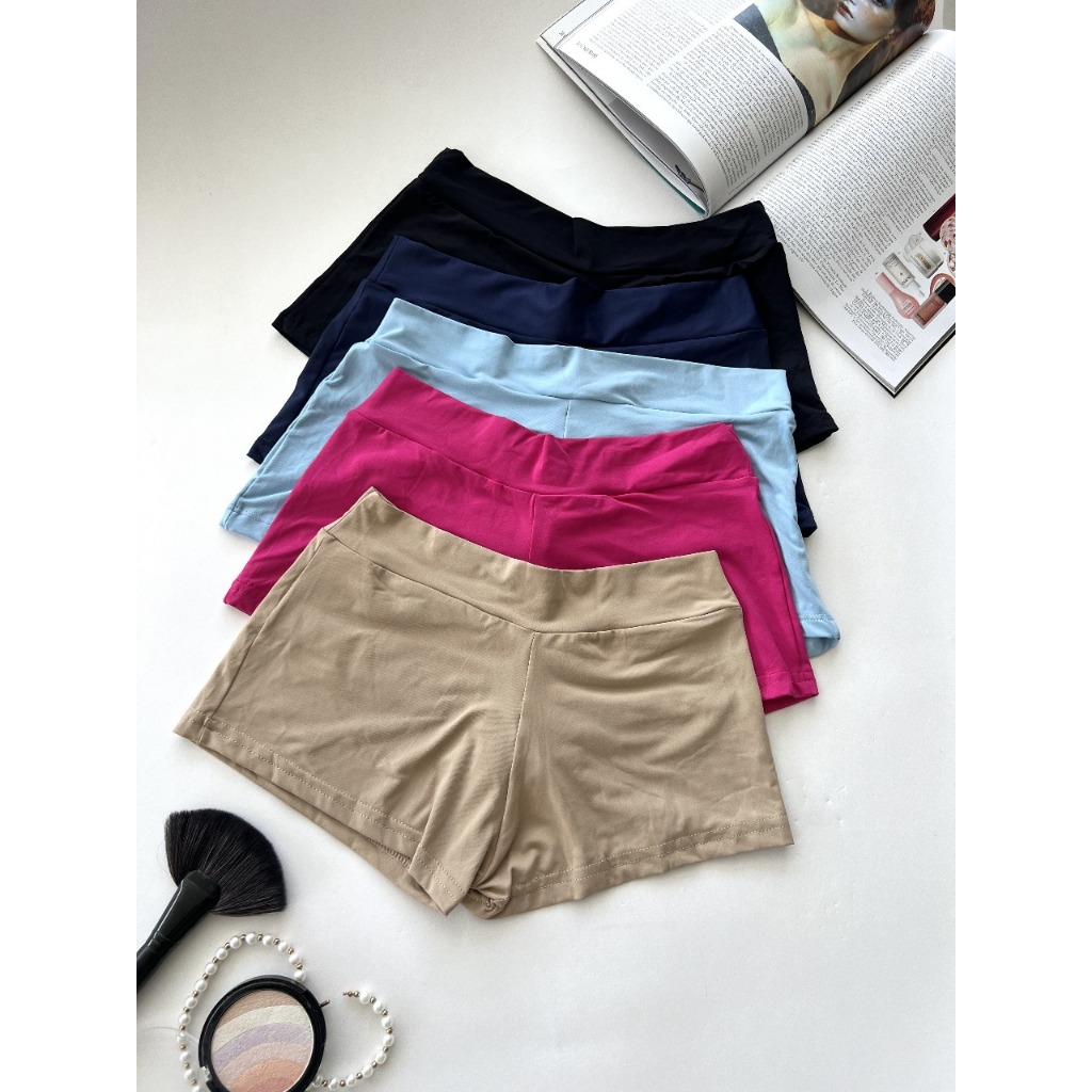 Kit 5 Shortinho Curto Feminino Calcinha Segunda Pele Anagua Moda Intima Lingerie Promoção Revenda em Oferta na Shopee