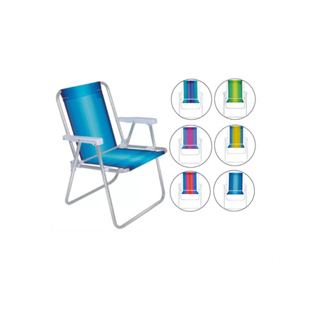 Cadeira de Praia Alta em Alumínio na Black Friday 2025 | BuscaProdutos