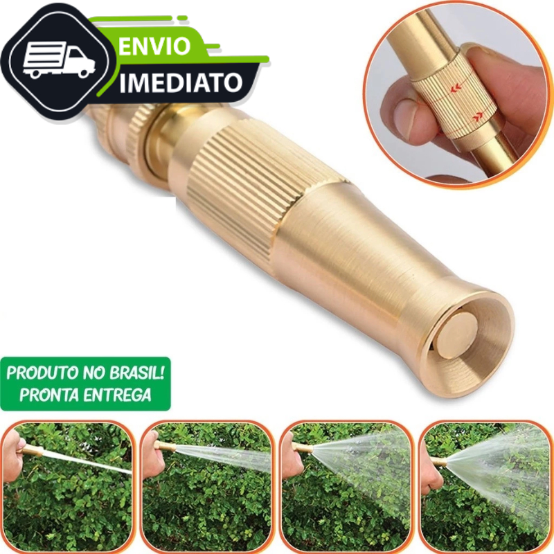 Pistola De Pulverização De Alta Pressão Com Acessório De Cabeça De Cobre Mangueira Ajustável Jardim